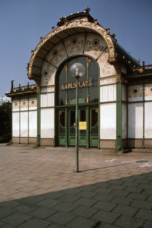 Underground Station by Otto Wagner
Vienna, Austria