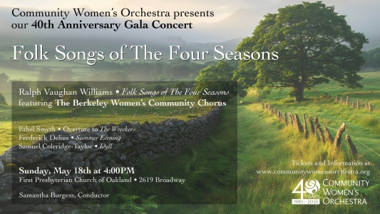 Concert Flier
CWO 40th Anniversery Concert
Oakland, California