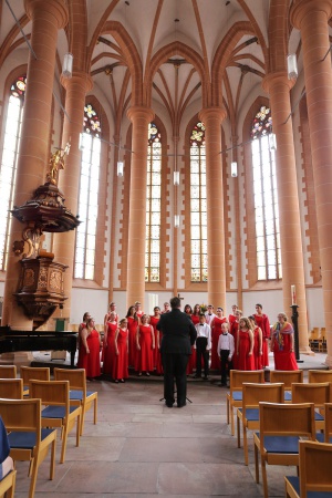 Contra Costa Childrens'  Chorus
Rehearsal
Heidelberg, Germany