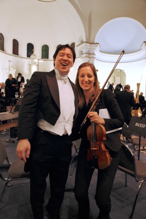 Ming Luke with Concertmaster
Berkeley,California