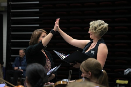 Carrie Hennessy and Megan Berti nail it
Near Antwerp, Belgium