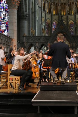 First Violinist, Eric Choate, Conductor
St. Martin's Cathedral
Ypres, Belgium