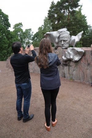 Ming and Sibelius
Sibelius Monument
Helsinki, Finland