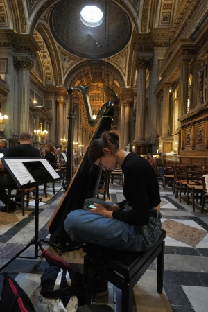 Harpist
Orchestre Musici Europae  BCCO France Concert Tour
Église Sainte-Marie-Madeleine, Paris, France