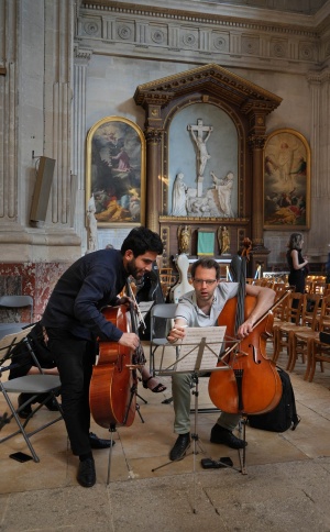 Cellists
BCCO France Concert Tour
Église de Notre Dame
Versailles, France