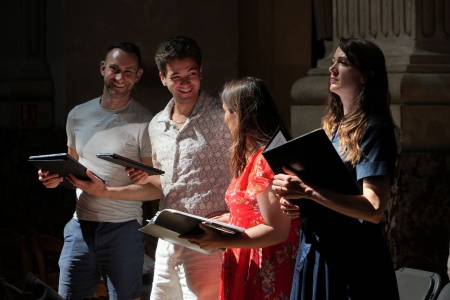 Soloists Simon Barrad, Attila Varga-Toth,Yété Queiroz, Ellen Leslie
BCCO France Concert Tour
Église de Notre Dame
Versailles, France