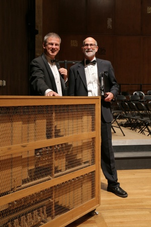 Christian Fritze, Jarred Mills, BCCO directors
Hertz Hall
Berkeley, California