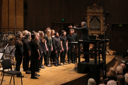 Berkeley High School Concert Chorale
BCCO 50th Anniversary Concert, Hertz Hall
Berkeley, California