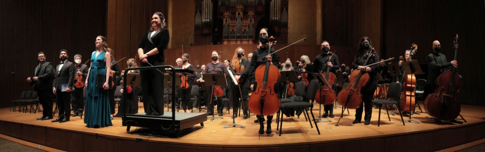 Samantha Burgess, Assistant Conductor
BCCO Winter 2022 Concert
Hertz Hall, UC Berkeley
Berkeley, California