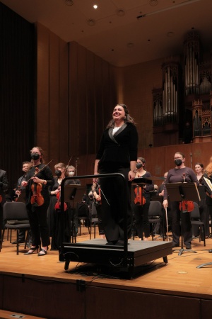 Samantha Burgess, Assistant Conductor
BCCO Winter 2022 Concert
Hertz Hall, UC Berkeley
Berkeley, California