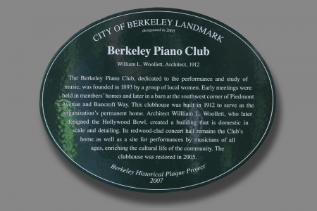 The Piano Club
Berkeley, California
