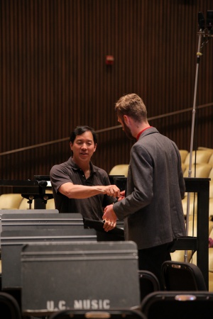 Ming Luke passes baton to Eric Choat
BCCO Spring Concert
Hertz Hall
Berkeley, California