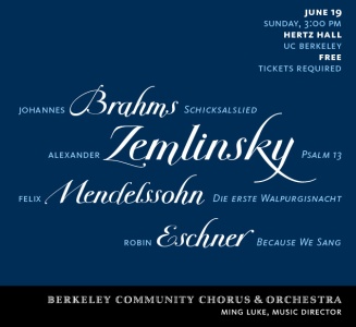 BCCO Winter 2022 Concert
Hertz Hall, UC Berkeley
Berkeley, California