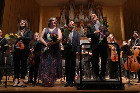Concertmaster Yuri Kye, Alto Sara Couden, Baritone Simon Barrad, Conductor Ming Luke
BCCO Spring Concert
Hertz Hall
Berkeley, California