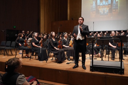 Ming Luke, Drector
Concert Introduction
BCCO Spring Concert
Hertz Hall, UC Berkeley
Berkeley, California