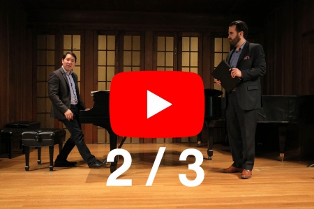 Ming Luke discusses Johannes Brahms and the upcoming performance of the Brahms Requiem by the Berkeley Community Chorus and Orchestra with Ellen Leslie, soprano and Andrew Padroni, baritone at The Piano Club in Berkeley on June 15, 2019. 