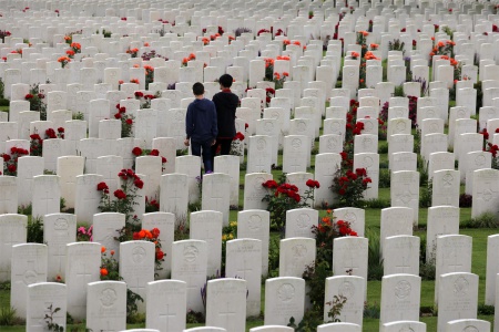 Tyne Cot Cemetery
 Passchendaele, Belgium