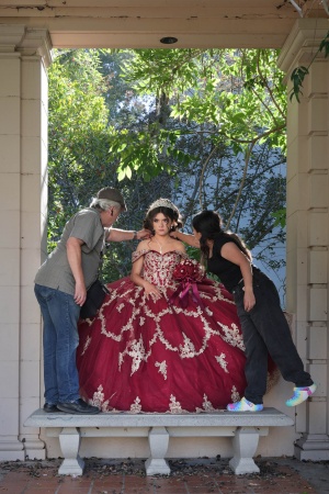 La Quiñceaera Photo Prep
Balboa Park
San Diego California