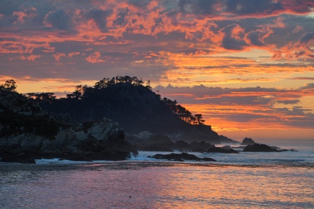 Point Lobos from Monastery Beach, Carmel California