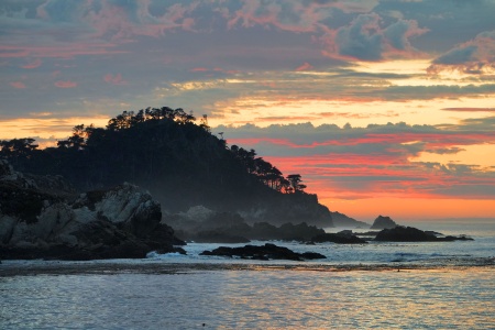 Point Lobos from Monastery Beach, Carmel California