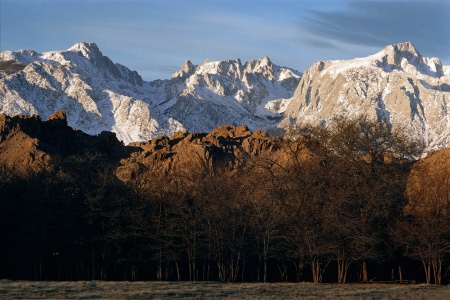 The Eastern Sierra (less horse)
Near Lone Pine, California