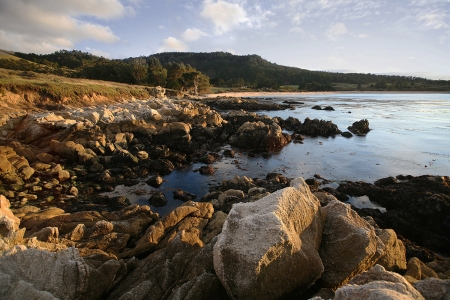 Schoolhouse Beach toward Monastery BeachCarmel, California