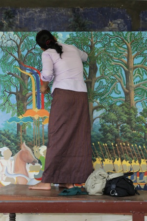 Muralist
Royal Palace 
Phnom Penh, Cambodia