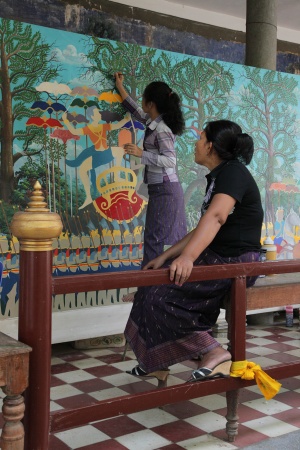 Mural Painters
Royal Palace
Phnom Penh, Cambodia