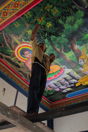 Temple ArtistPhnom Preah Netr Preah, Cambodia