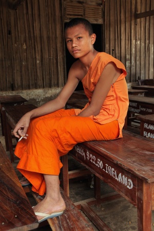 Monk
Monastery
Phnom Sampow, Cambodia
