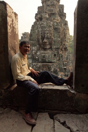 Mr. Tre, BayonAngkor Thom, Cambodia