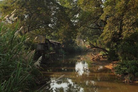 Siem Reip River, UptownSiem Reap, Cambodia