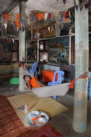 Monk's HomePhnom Sampeau, Cambodia