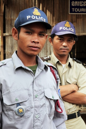 Tourist PolicePhnom Sampow, Cambodia