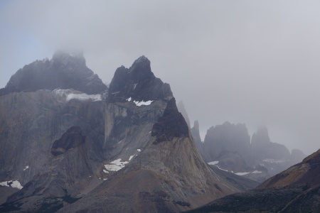 Glimpse of the torres
Torres del Paine National Park
Patagonia, Chile
