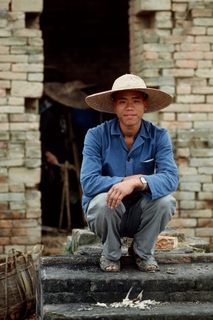 Commune MemberNear Fushan, China