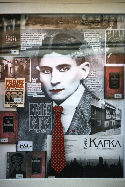 bill-hocker-bookstore-display-prague-czech-republic-1995