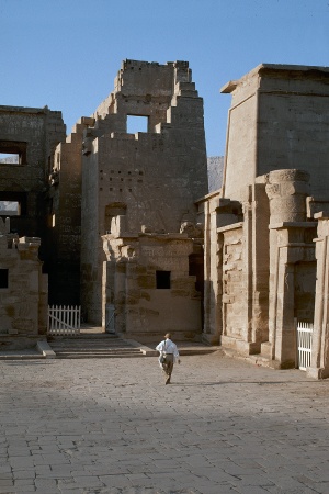 The Archeologist Returns
Medinet Habu, Egypt

