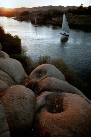 Faluccas on the Nile
Aswan, Egypt
