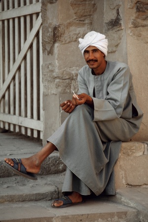 Ticket TakerMedinet Habu, Egypt