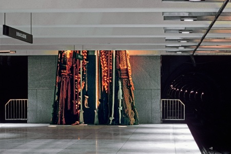 Barbara Shawcroft, textile artist
Legs
Embarcadero BART Station
San Francisco, California