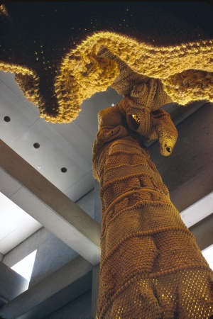 Barbara Shawcroft, textile artist
Yellow Legs
Embarcadero Center
San Francisco, California