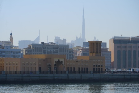 Burj Kalifa from Dubai Creek
Al Shindagha Historic District
Dubai, UAE