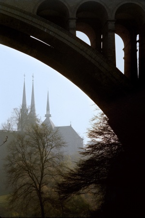 Aldophe Bridge, Notre Dame CathedralLuxemburg City