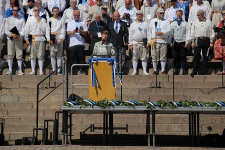 Finland-Estonia Cultural Exchange
Kersti Kaljulaid, Estonian President
Helsinki, Finland