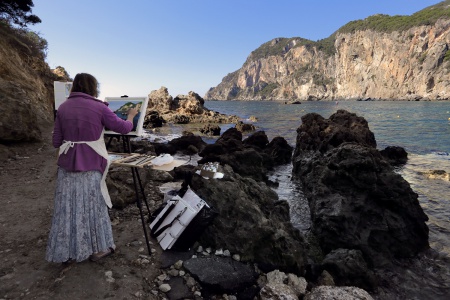 Plein Air
Agios Spiridon Beach
Corfu, Greece