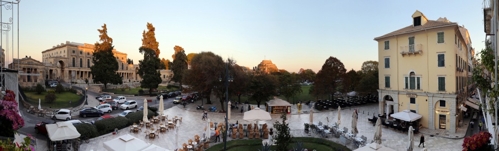 The view form our lodgings
Kerkyra, Corfu, Greece