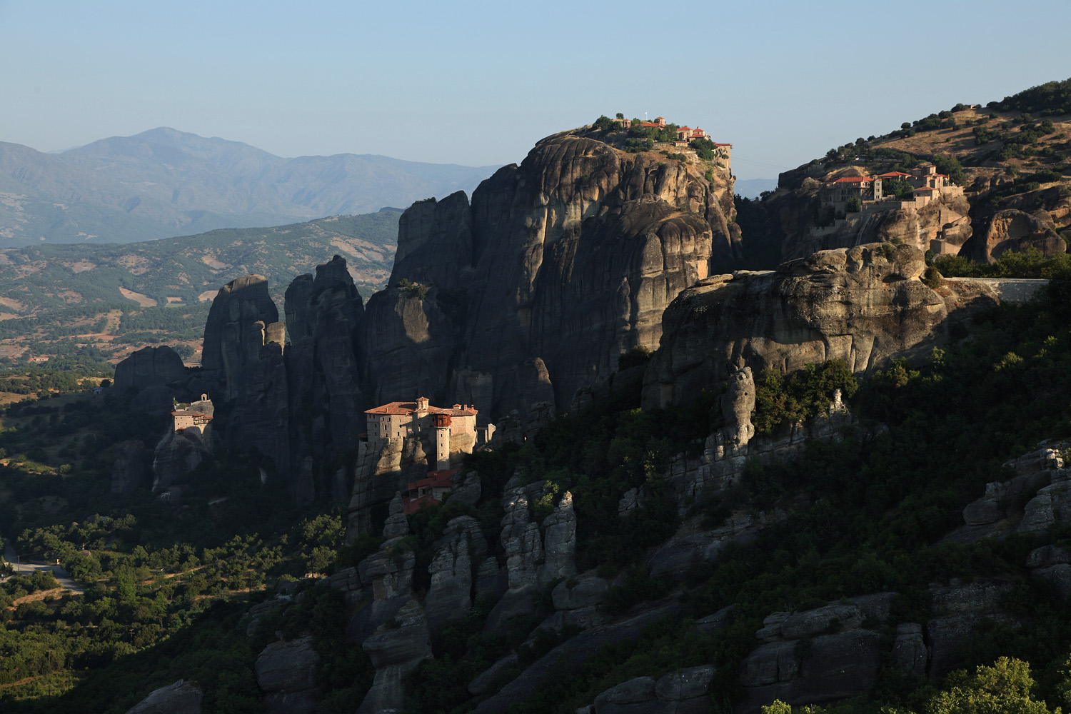 bill-hocker-four-of-six-monasteries-meteora-greece-2010