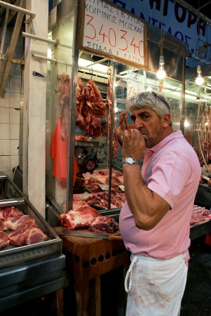 Friendly Butcher
Central Market
Thessaloniki, Greece
