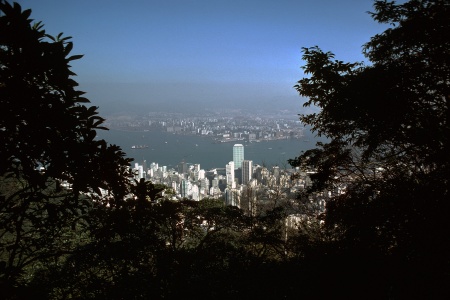 Central and Kowloon
from the Peak
 Hong Kong